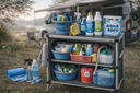 TOILET AND CHEMICAL PRODUCTS VAN