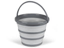 Collapsible Bucket 10 L Grey
