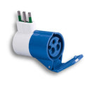 2-Pin + Earth 16A Plug-Socket Adapter
