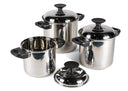 Space Saver Cook Set Stainless