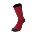 Calza Corta Merino Rosso